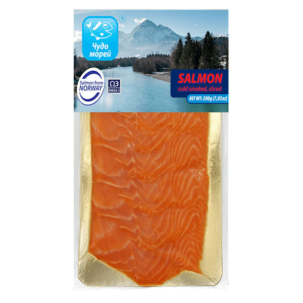 Cold Smoked Sliced Norway Salmon – 7.05 oz (200gr)